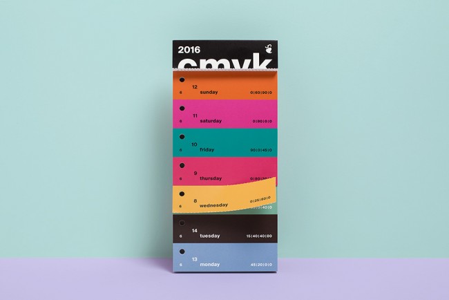 Color Swatch Calendar