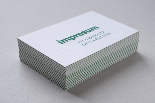 tarjetas cantos Verde super bold